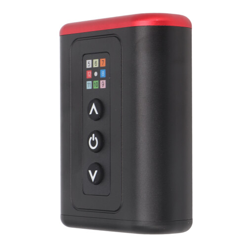 Portable Tattoo Power Unit with Square Column Structure, Wireless Digital Display Battery with Type C Control Switch, Lightweight Design for 1