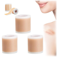 Silicone Patches Face Tape for Scars and Wrinkles, Overnight Skin , Reusable, 3PCS