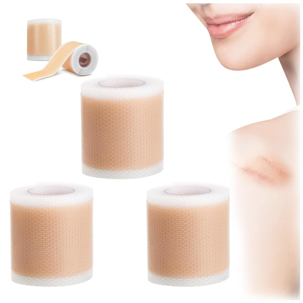 Silicone Patches Face Tape for Scars and Wrinkles, Overnight Skin , Reusable, 3PCS