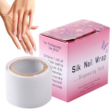 Silk Nail Wraps  Kit with Self Adhesive Strengthening Stickers for SalonGrade Finish