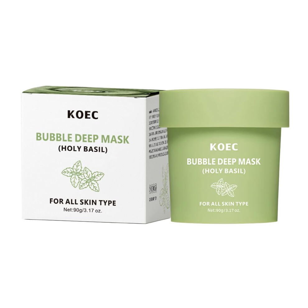 Bubble Clay Mask for Deep Pore Cleansing and Blackhead Removal with Korean Carbonated Clay 90g