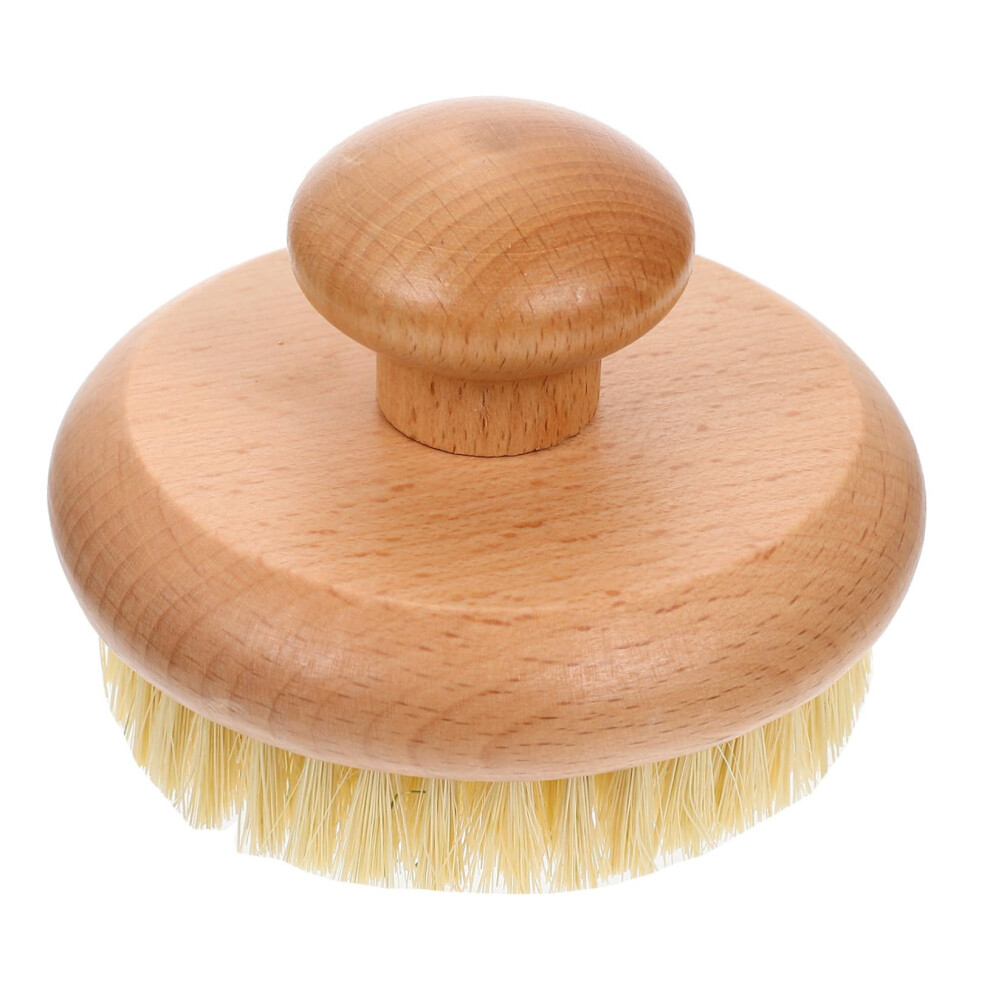 Bath Brush with Ergonomic Grip for Deep Gentle Exfoliation, Back and Body Scrubber for Shower
