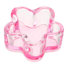 Large Capacity Crystal Nail Art Dappen Dish with Clear Design for Brushes and Liquid Storage