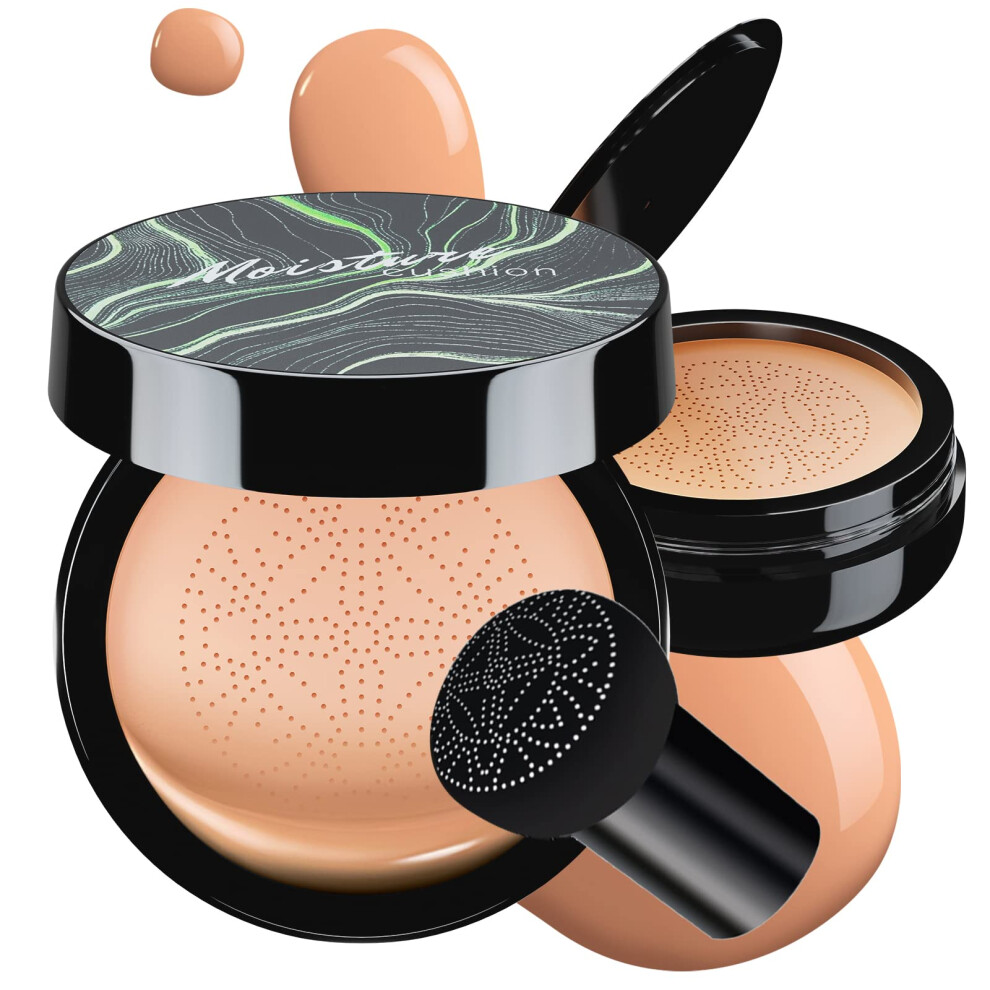 CC Cream Foundation Full Coverage Concealer Hydrating Mushroom Head Air Cushion Nude Waterproof
