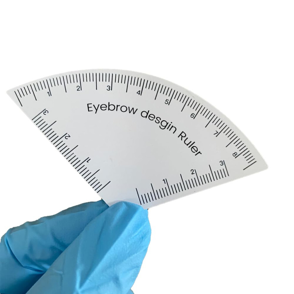 Microblading Eyebrow Mapping Tool with Accurate Brow Symmetry and Permanent Makeup Shaping Guide
