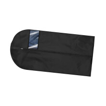 Housse anti-poussière pour vêtements, sac à vêtements en-Noir M