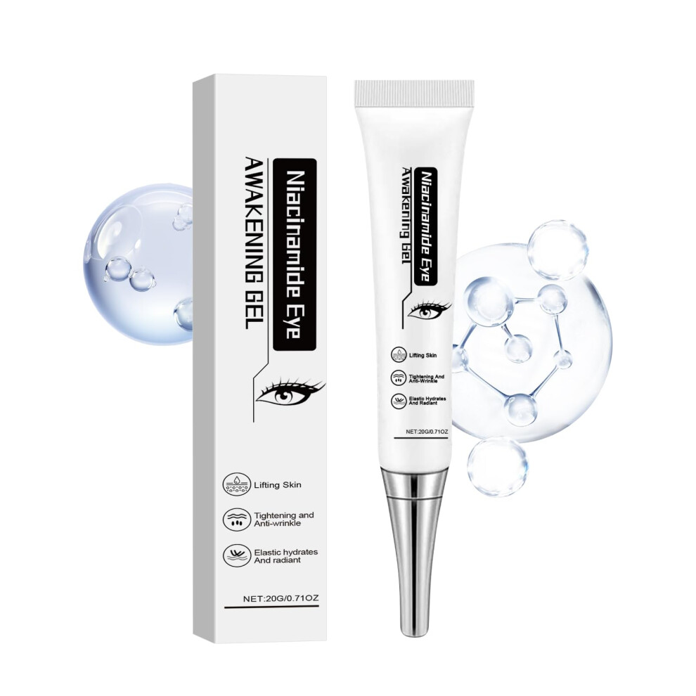 Cream/Dark Niacinamide Eye For Circles And Puffiness, Antiaging Hydrating Eye Gel 0.71Oz