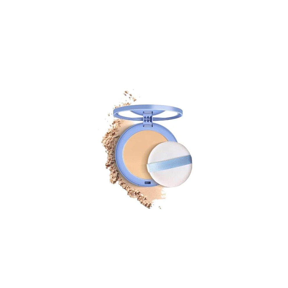 Beige Matte Pressed Powder 02 Waterproof Longlasting Face Powder With Oil Control And Buildable Coverage
