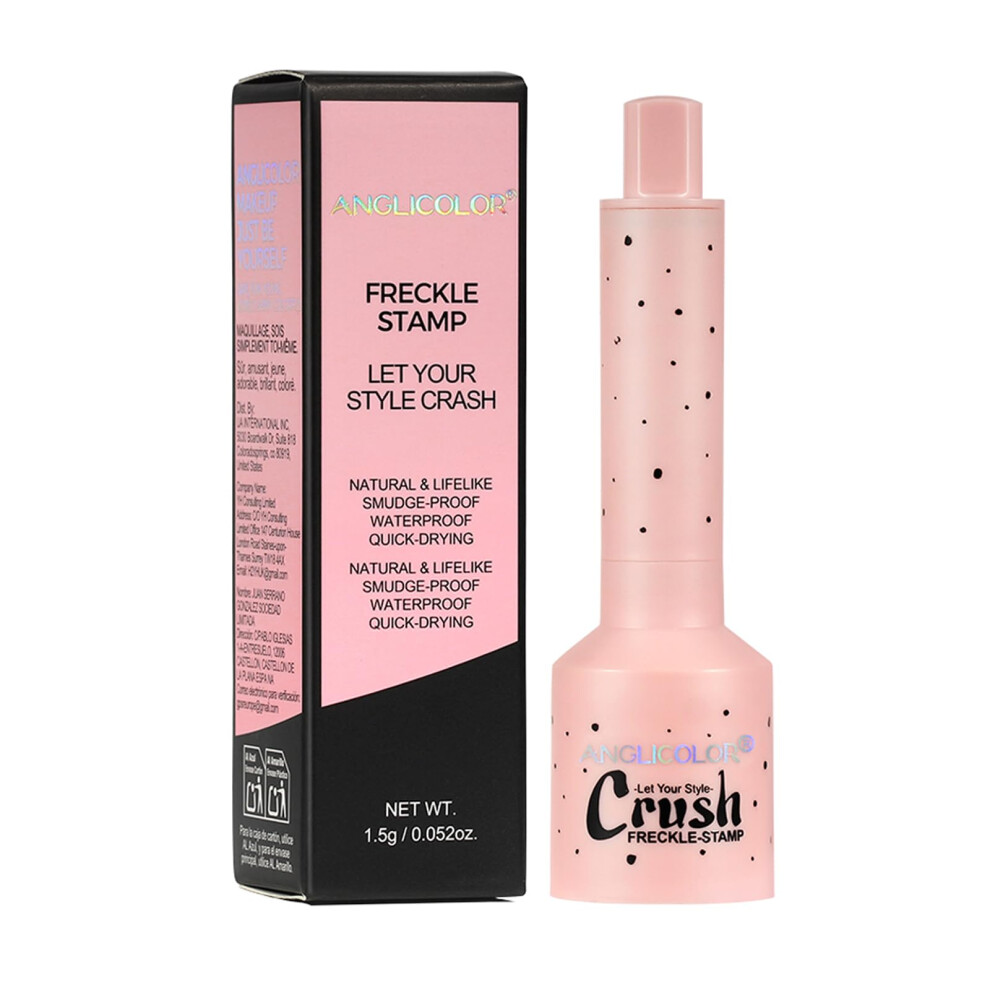 Freckle Pen Waterproof Long Lasting Fake Freckle Makeup with Precise Brush Tip #02 Medium 1.5g