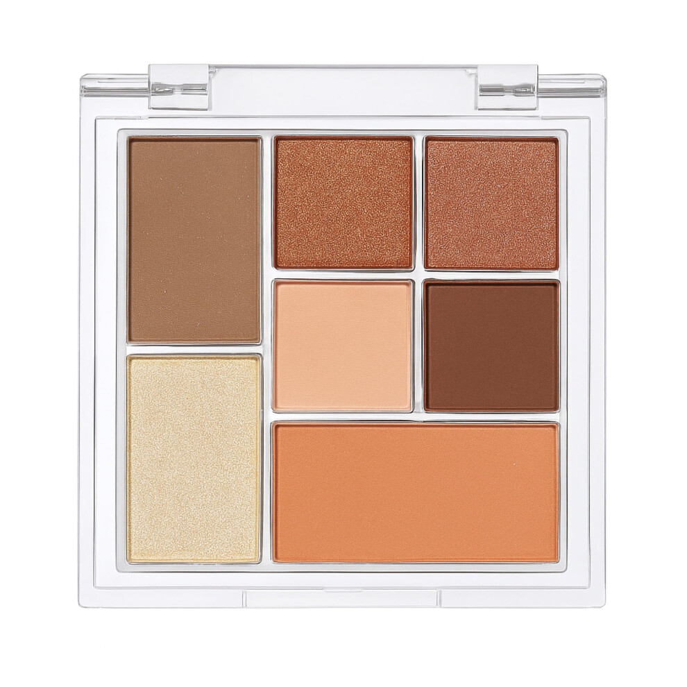 Pink,Cream,Gold Nude Eyeshadow Palette With Matte And Shimmer, Neutral Pink Gold Shades, Pigmented, Waterproof Longwear (#02)