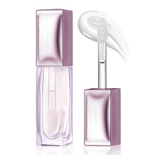 Lip Plumping Oil with Squalane, Hydrating Clear Gloss for Plump Moisturized Lips, NonSticky Formula