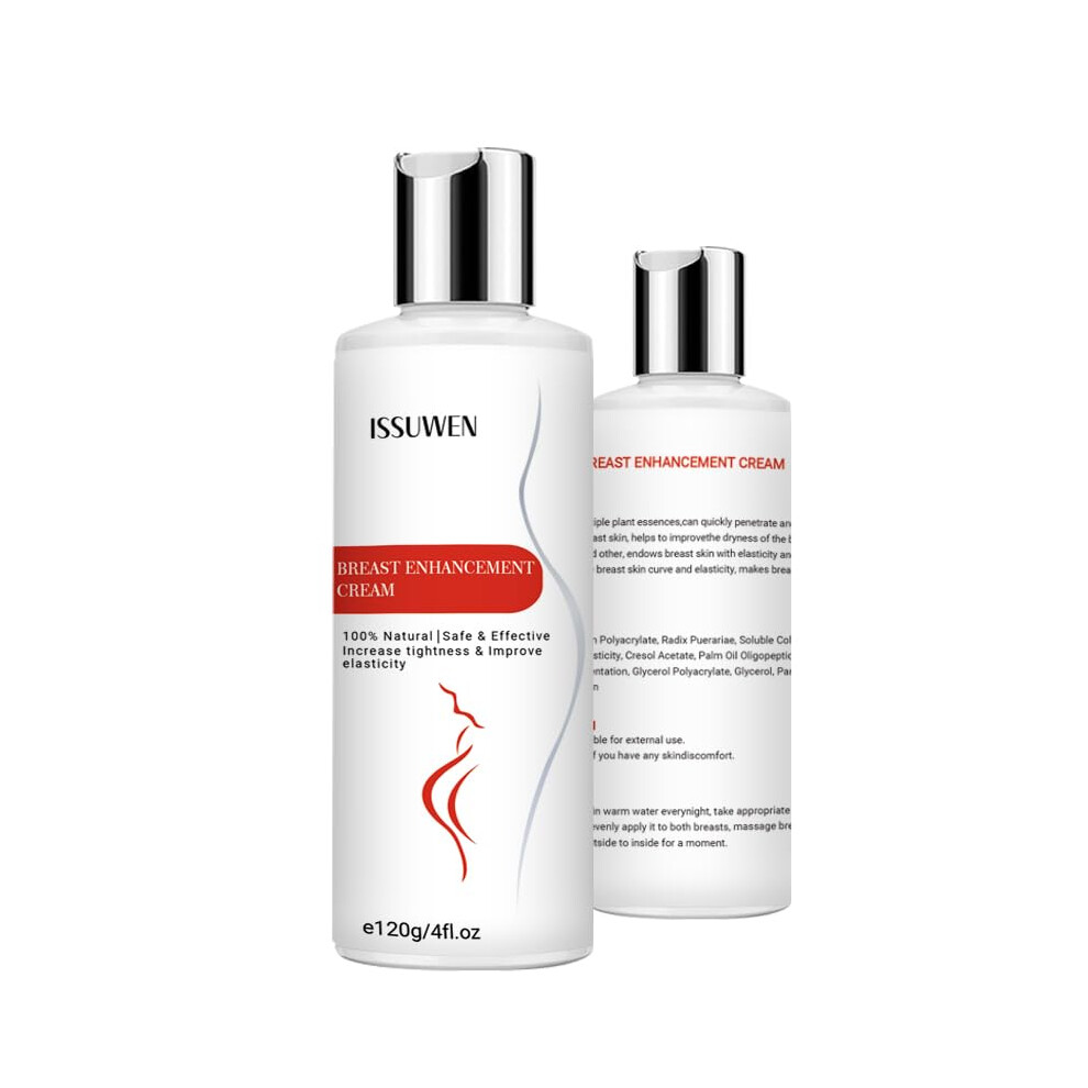 Cream Plantbased Breast Firming With Avocado Oil And Collagen, Bust Enhancement And Hydration