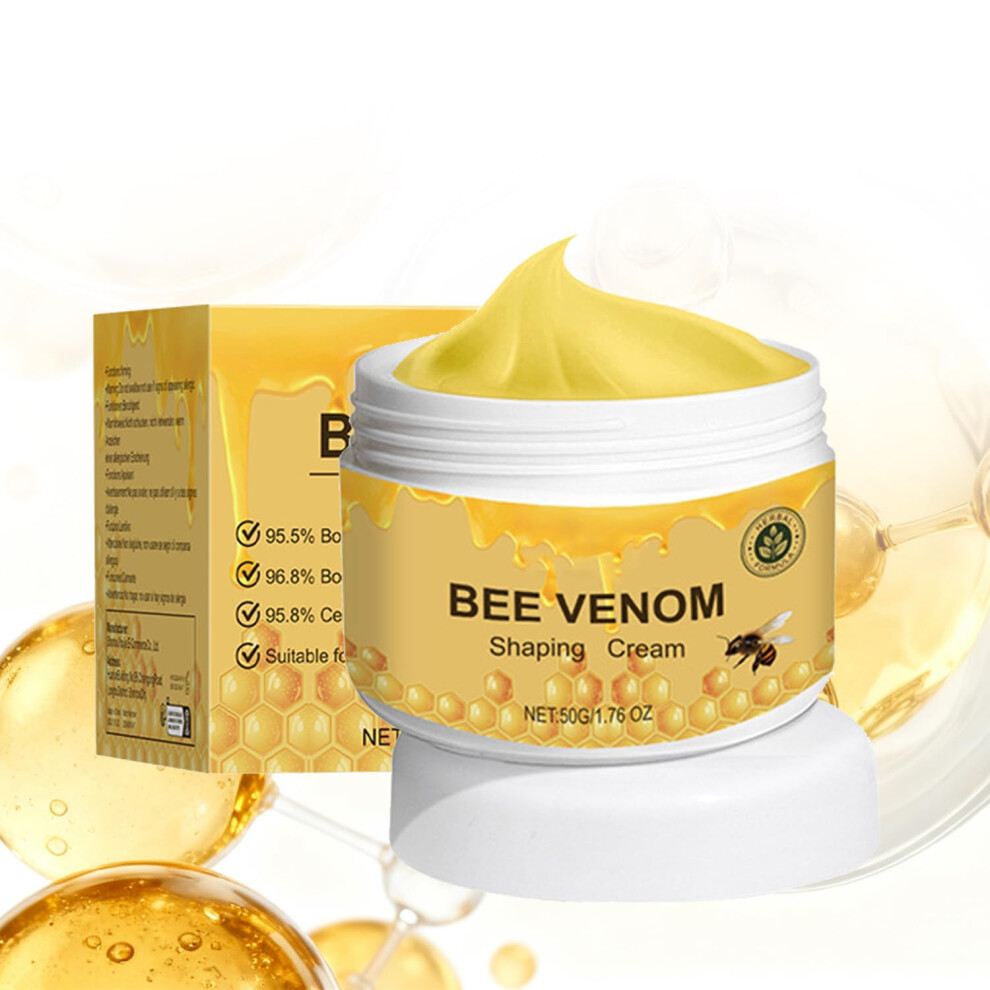 Cream Bee Venom Body Firming Moisturizer With Natural Ingredients For Thighs Belly And Arms 1.7Oz