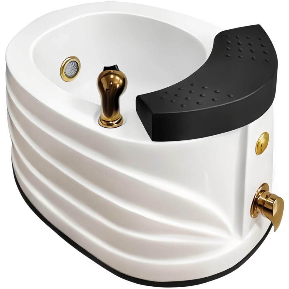 Foot Spa with Heat and Massage Acrylic Pedicure Foot Soak Tub Basin for Deep Soak Comfort