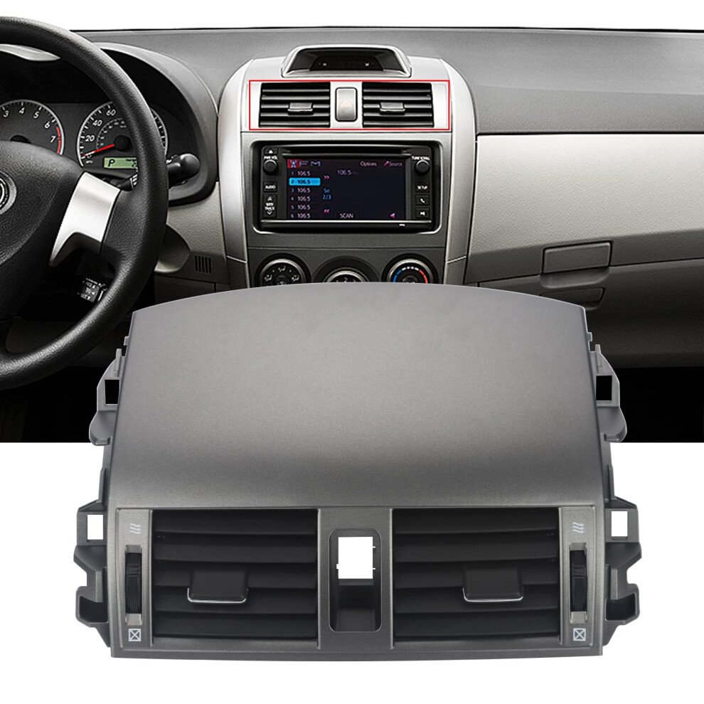 Ac Vent Panel With Manual Air Volume Control, Center Dash Outlet For 20082013 Toyota Corolla 9187378321591