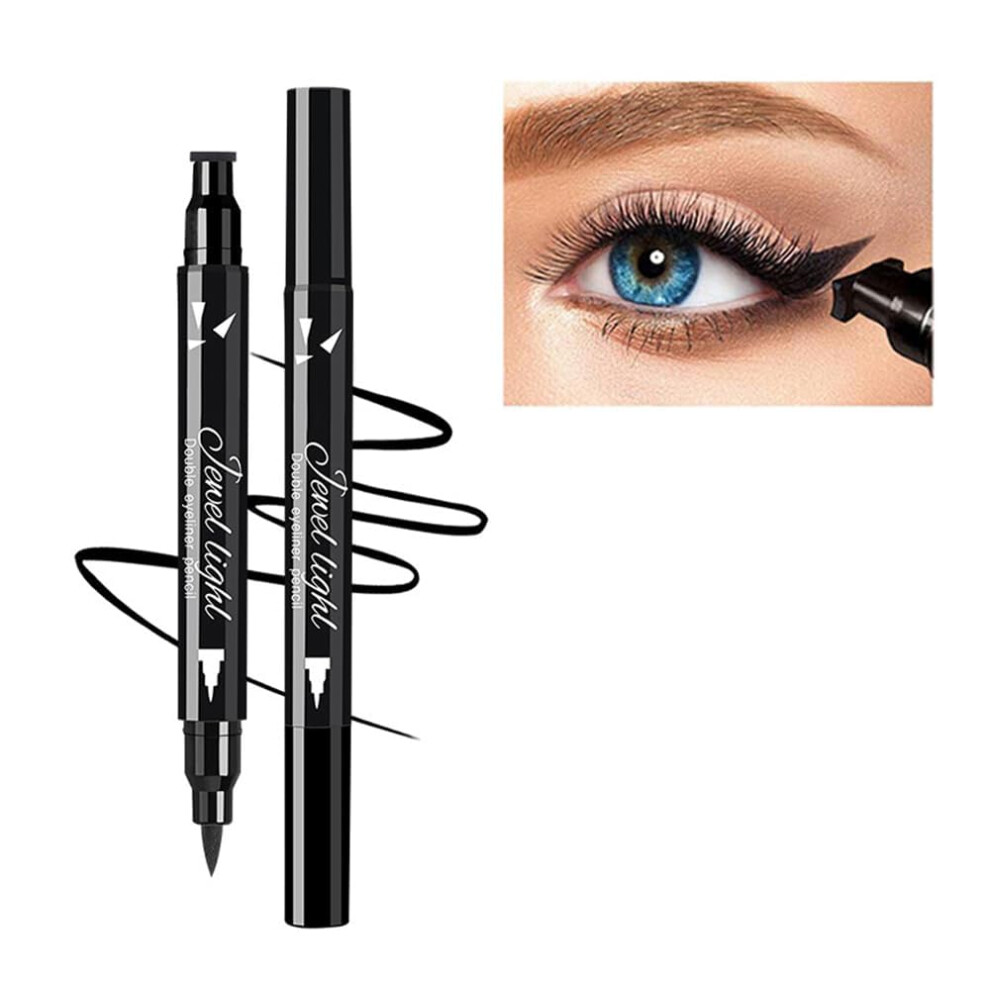 Winged Eyeliner Stamp Pen DualEnded Precision Wing Stamp Smudgeproof Liquid Eyeliner