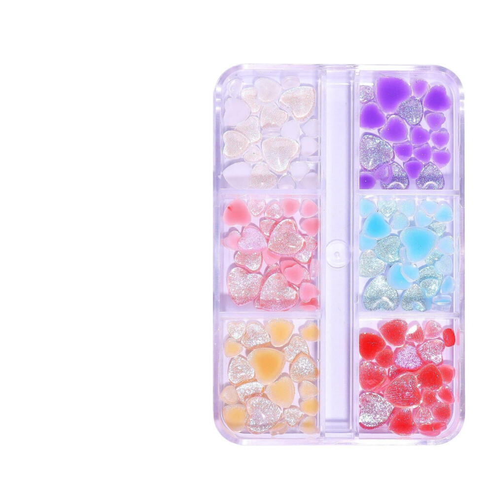 3D Flower Nail Art Charms with Pearls and Rhinestones, Cherry Blossom Nail Decorations Set of 24