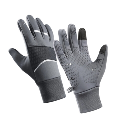 Cold Proof Gloves Reinforced Stitching Wind-grey A0093
