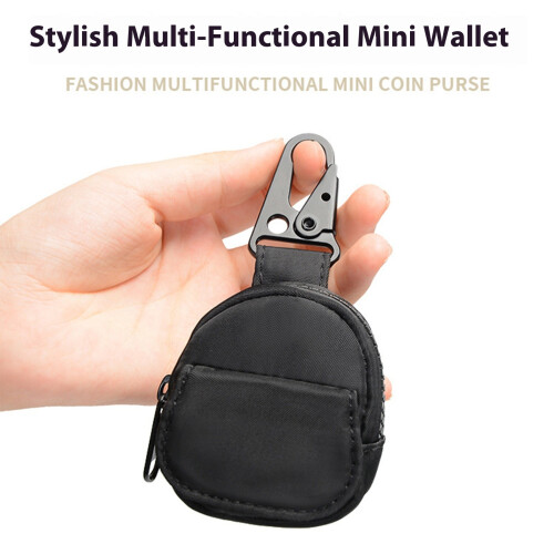 Light Weight Compact Hiking Key Holder Pouch Carabiner Hook 1