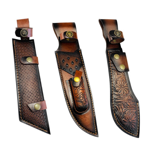 Premium Stitched Leather Cutter Holder Ergonomic-Style 1 1
