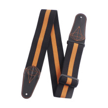Guitar Shoulder Belt Replacement Adjustable Guitar-Black brown