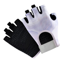 1 Pair Breathable Running Gloves For-Red and purple smoke S