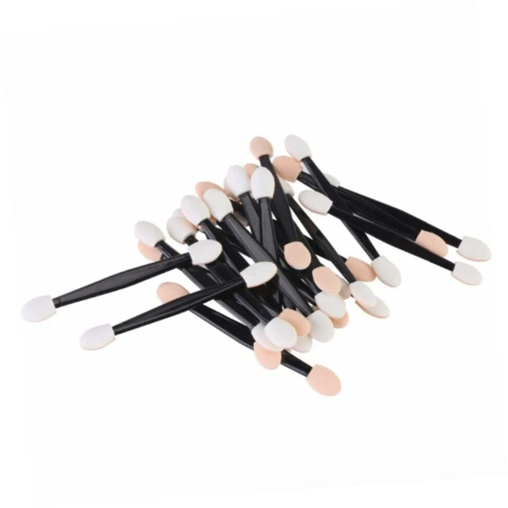 DualSided Eyeshadow Applicator Sponge Brush Set for Precise Color Placement and Travel Use
