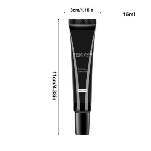 Nail Art Sculpting Gel 15ml Solid Rhinestone Nail Glue UV LED Builder for 3D Extensions 1