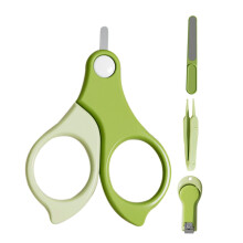 Baby Nail Clipper with Ergonomic Grip and Compact Storage Case, Infant Grooming Kit for Newborn
