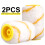 Professional Grade Roller Sleeves, Microfiber Roller Naps for Smooth Surface Paint Application, 2 Pieces Plastic+Sponge, Paint Faster & Easier, 3