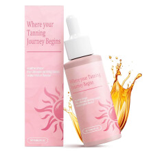 Sunless Tanning Drops to Drink for Face and Body, Natural UV Glow, Hydrating Oral Self Tanner