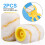 Professional Grade Roller Sleeves, Microfiber Roller Naps for Smooth Surface Paint Application, 2 Pieces Plastic+Sponge, Paint Faster & Easier, 2