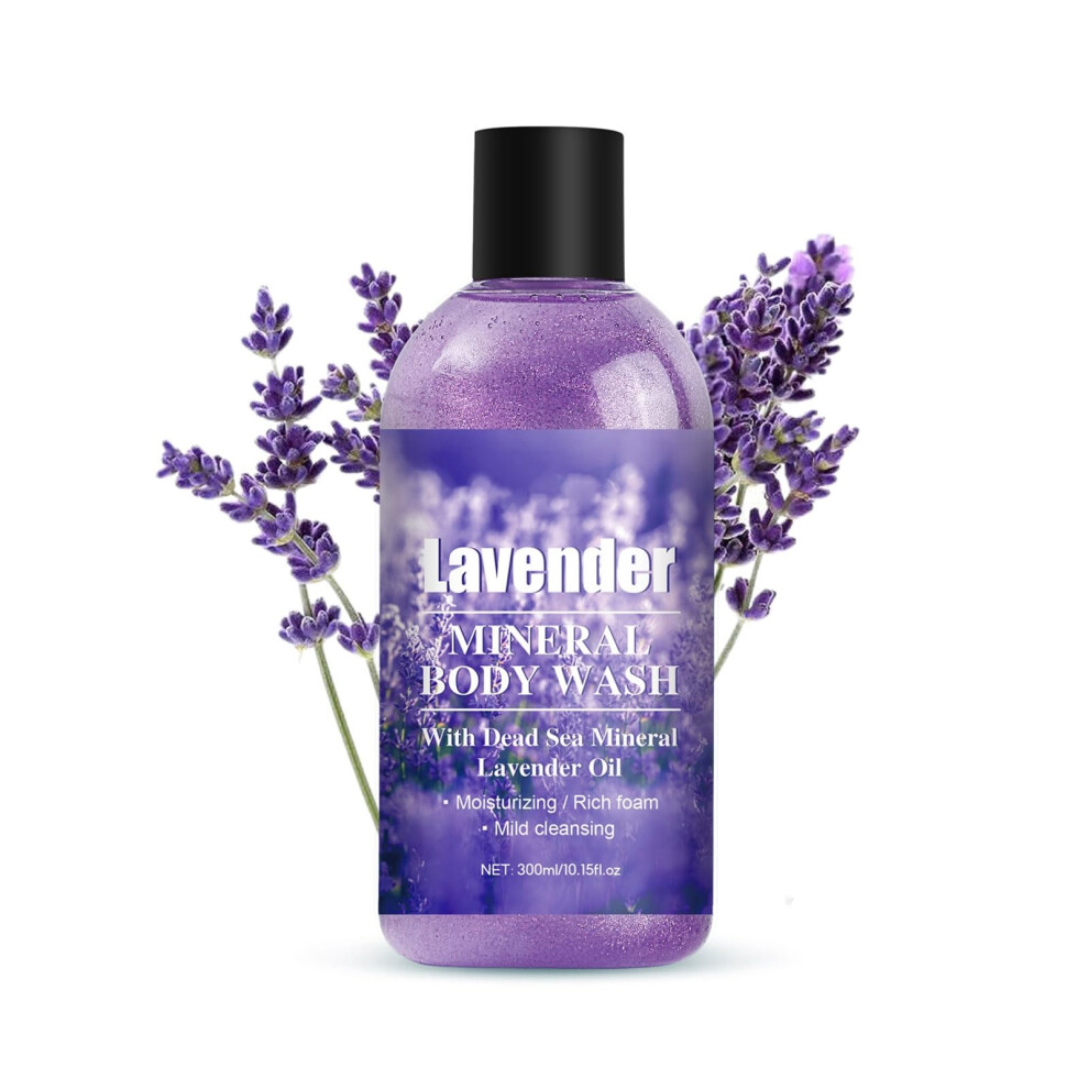 Lavender Moisturizing Body Wash 300Ml With Calming Aroma And Deep Hydration For All Skin Types