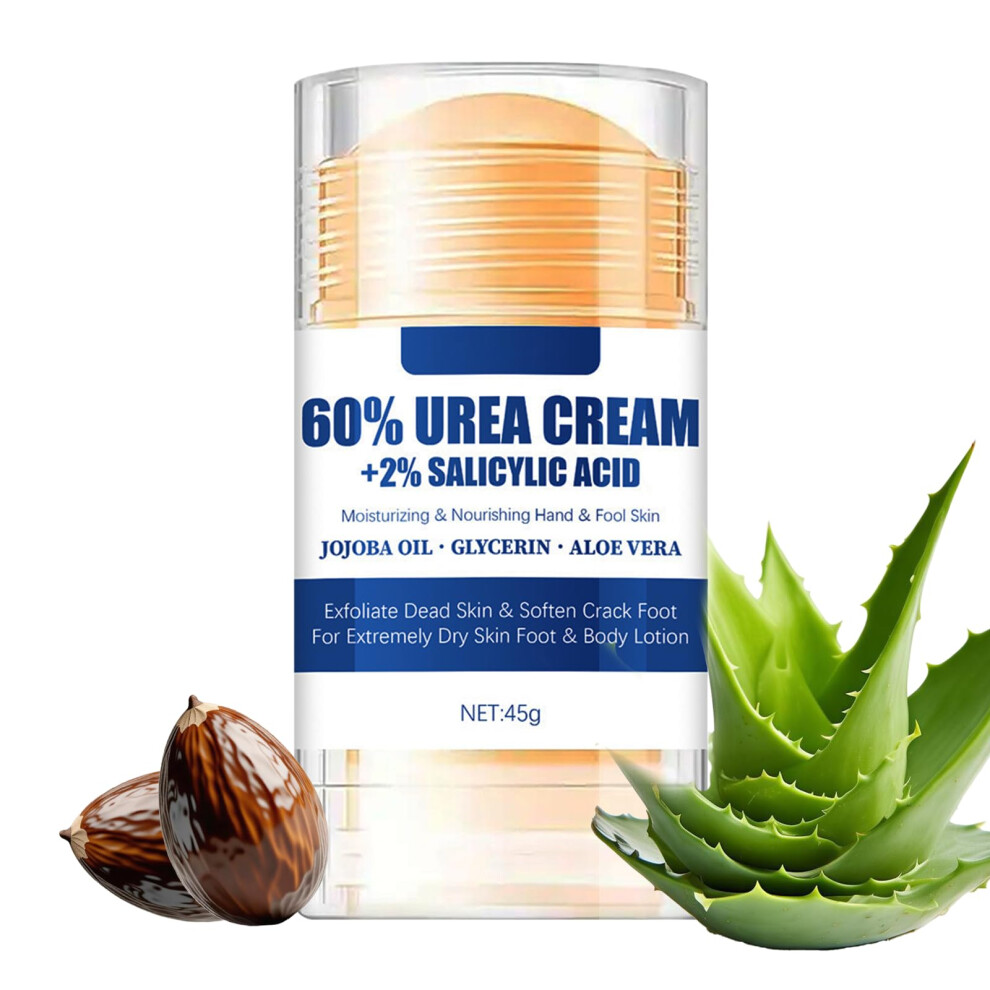 Cream 60% Urea Foot With Salicylic Acid Heel For Cracked Heels, Dry Skin Moisturizing 1.41Oz