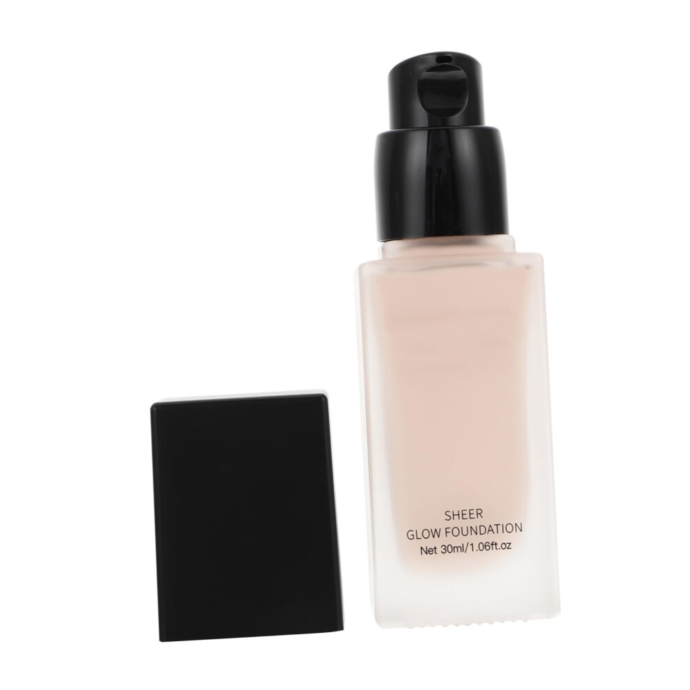Liquid Foundation and Concealer with Deep Hydration, Waterproof Natural Finish for Dry Skin