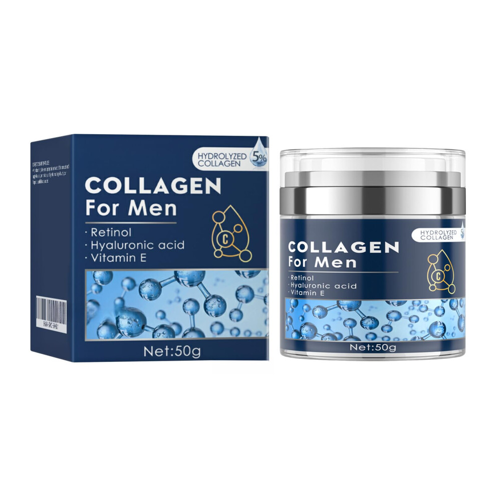Cream Men's Antiaging Moisturizer 50G For Firm Skin And Fine Lines With Fast Absorbing Hydration