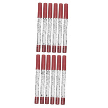 12 Colors Matte Lip Liner Pencil Set, Waterproof Longwear Smooth Glide for Precise Lip Shaping