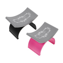UShaped Nail Art Hand Rest Pillow with Ergonomic Support and Removable Washable Cover, 2pcs