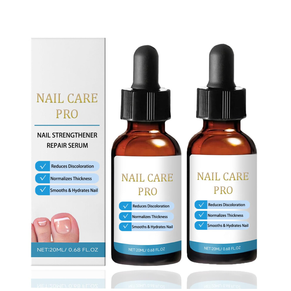Nail Strengthener and  Serum for Damaged Nails, Moisturizing Cuticle Care, 0.68 fl oz