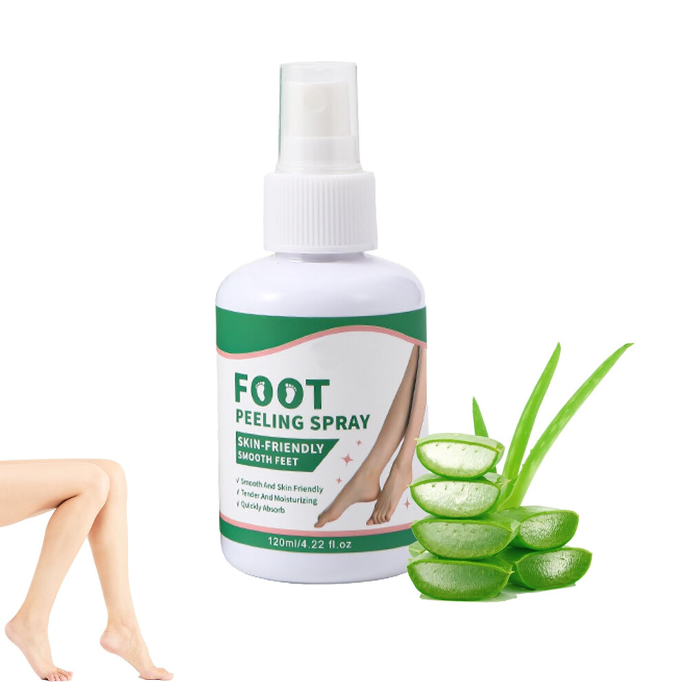 Foot Peel Spray for Instant Callus Removal and Gentle Exfoliation, Smooth Soft Feet 120ml