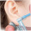 Disposable Ear Piercing Tool Kit  Painless Compact Device for Safe Self Piercing Sky Blue 4