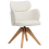 Beliani Dining Chair Swivel MARCY Boucle Light Beige 4