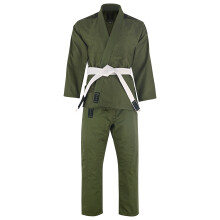 (A2) Playwell Adults Mens Pro Elite BJJ Jiu Jitsu Gi - Military Green