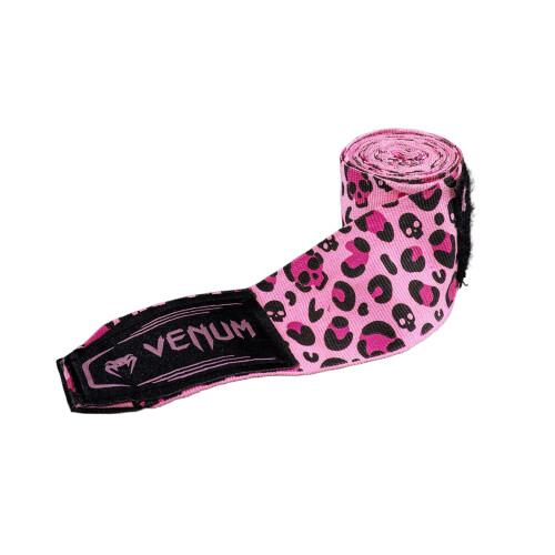 (2.5m) Venum Skull Handwraps - Candy Pink/ Purple 2