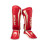 (Medium) Venum Muay Thai Stand Up Elite Shin Guards - Red 1