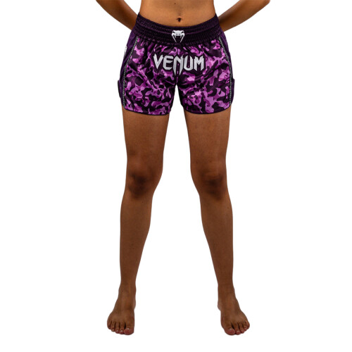 (Large) Venum Iris Muay Thai Shorts - Plum/pink