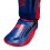 (Large) Venum Muay Thai Stand Up Elite Shin Guards - Deep Blue/Red 4