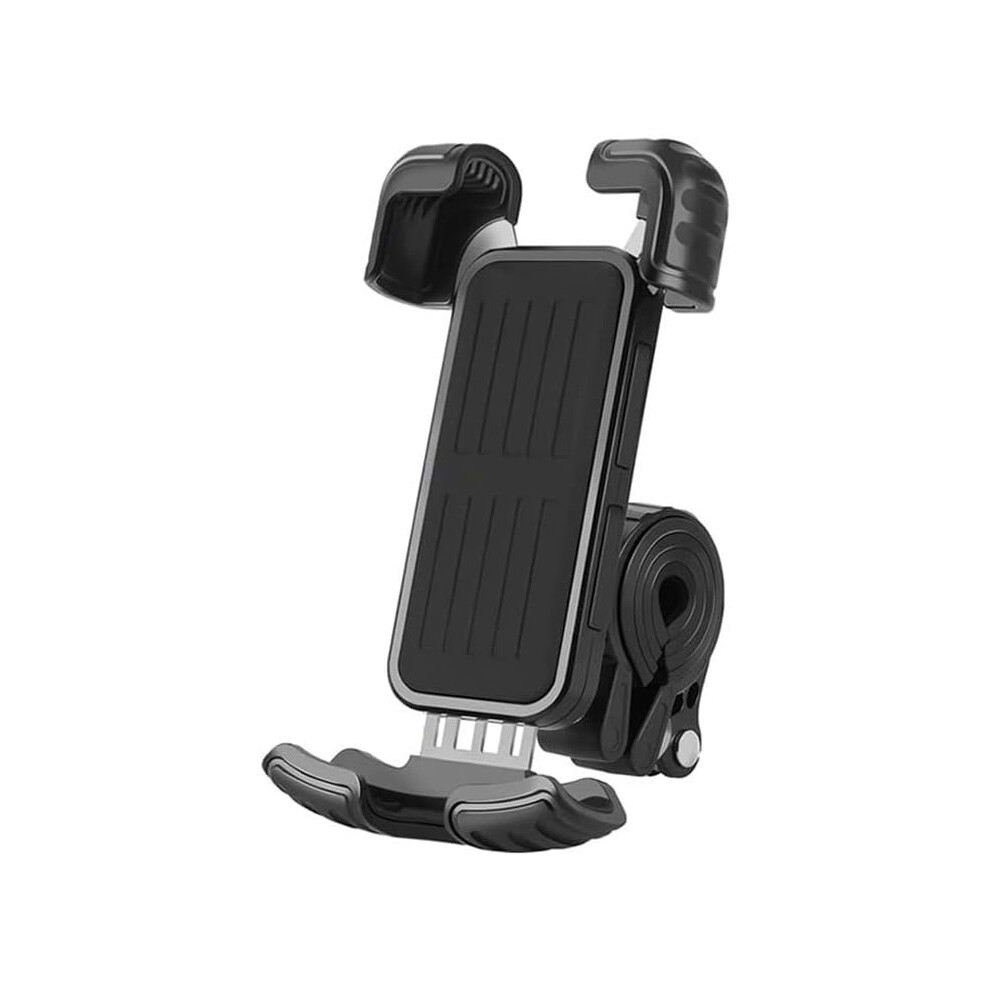 Dirt Bike Handlebar Phone Mount, Motorcycle Electric Scooter Bike Mobile Phone Holder(Black) Black 6976918089557