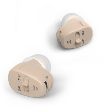 Hearing Amplifier to Aids Hearing, Premium Comfort Design and Nearly Invisible(Beige)
