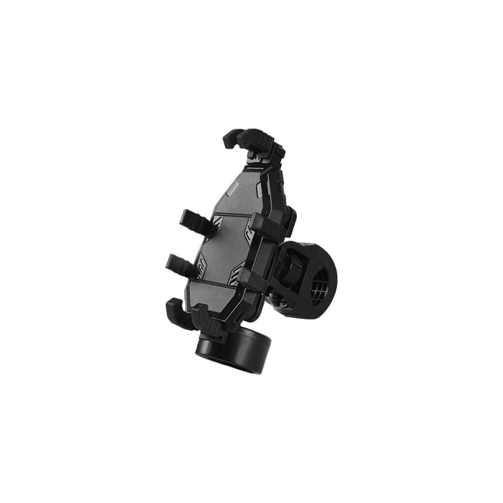 For Motorcycle Phone Clamp With Shock Absorption For Enhanced Safety And Convenience(Black) Black 6976918089656